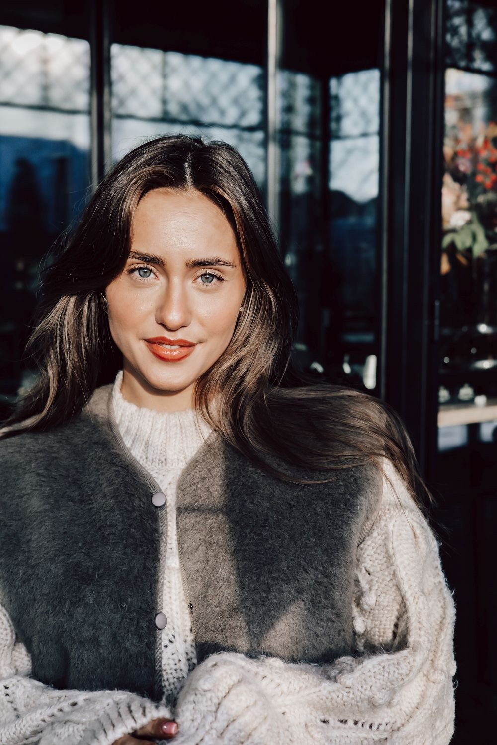 Alwero gilet 'LiL Lux' wol - mousse