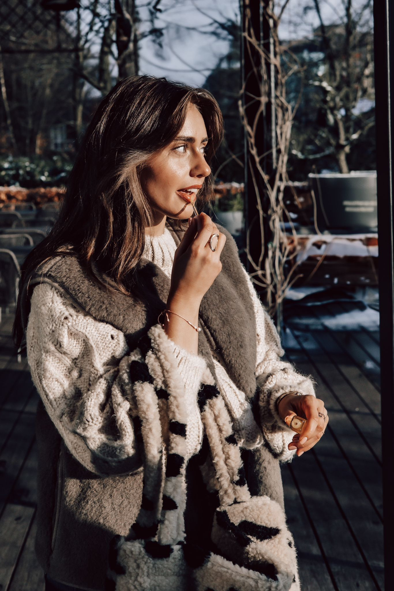 Alwero gilet 'LiL Lux' wol - mousse