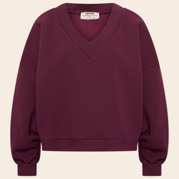 RE/BORN sweater 'Athena' cotton - vino