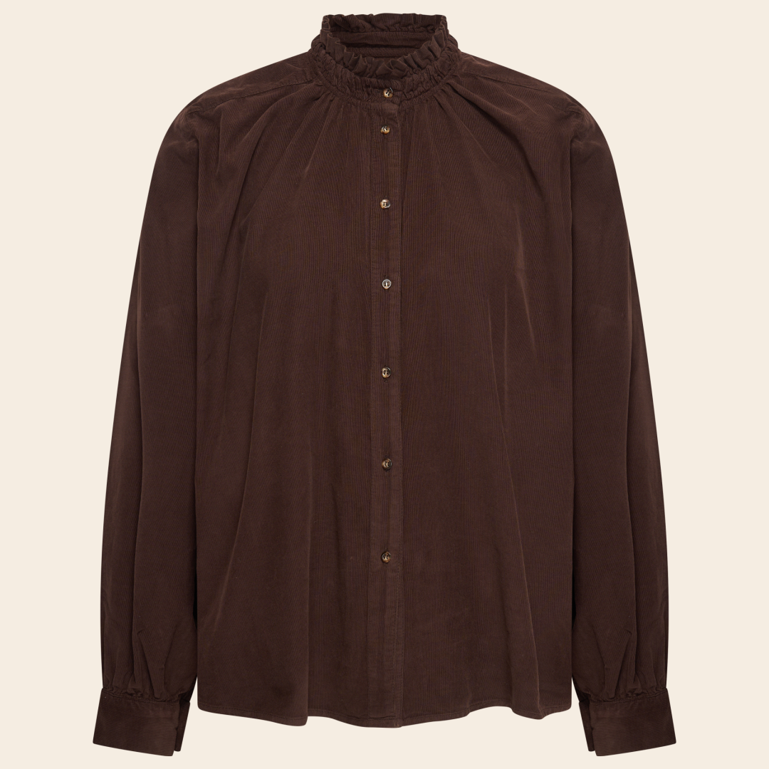 SacreCoeur blouse 'Soline' katoen - marron