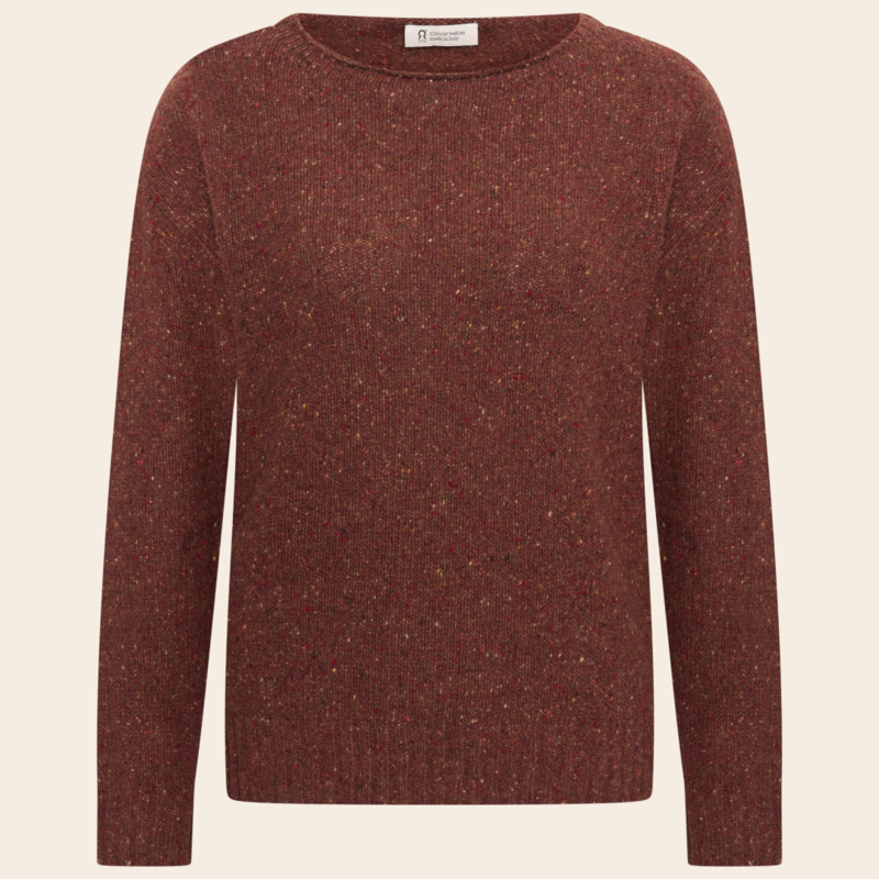Rifo sweater 'Eloisa' cashmere - corten orange