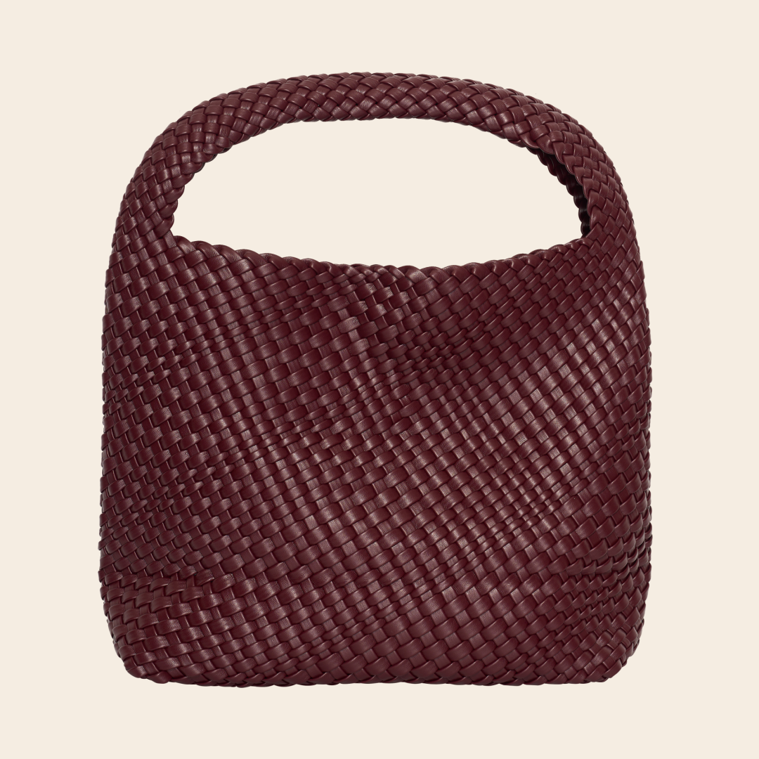 Bow19 tas 'Mia' L - burgundy