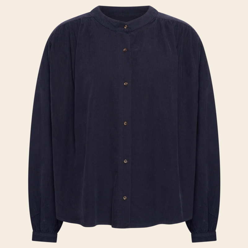 SacreCoeur blouse 'Gianni' velours - marine