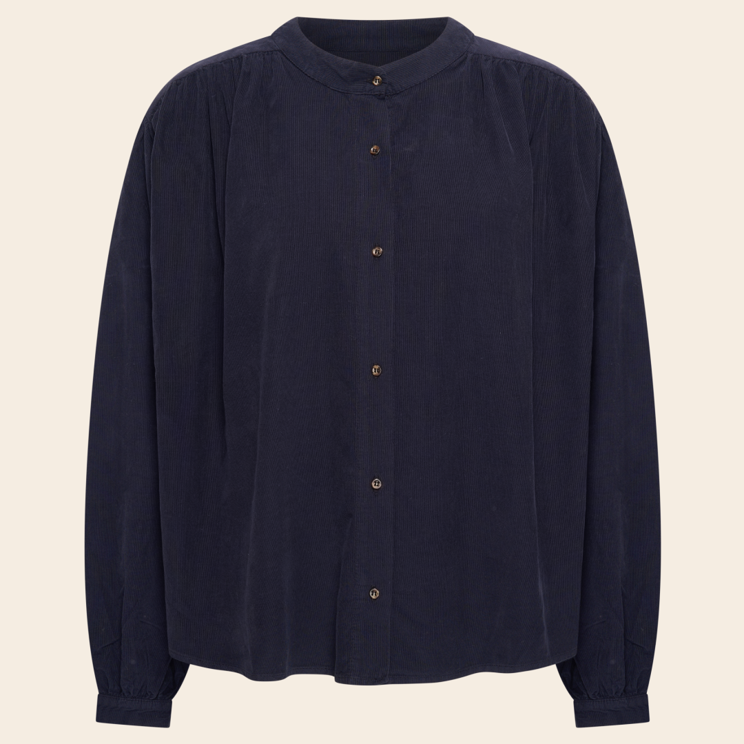 SacreCoeur blouse 'Giannitta' velours - marine
