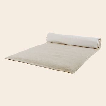 Haomy matrass cover 'California' linen / viscose - natural