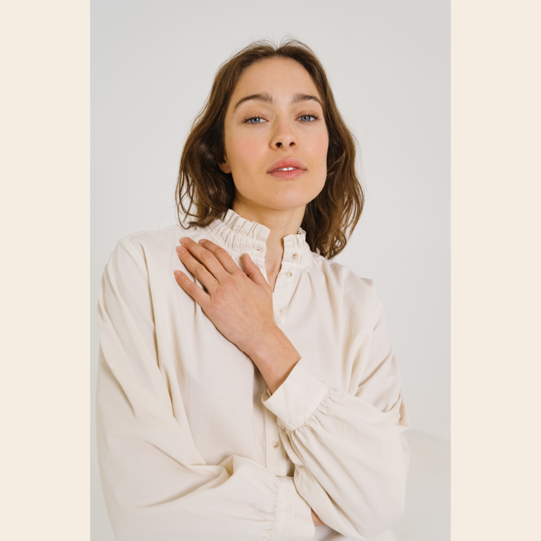 SacreCoeur blouse 'Soline' katoen - ecru