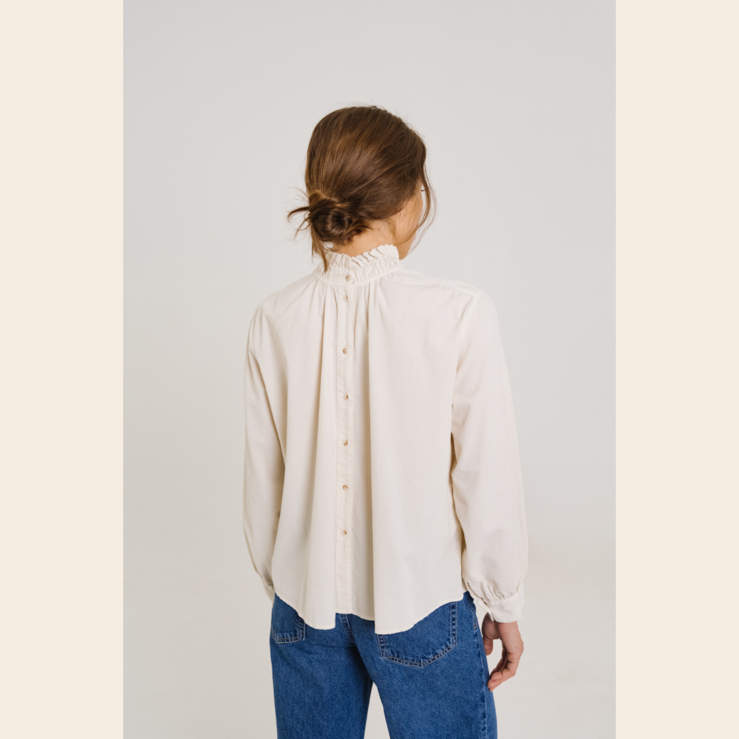 SacreCoeur blouse 'Soline' katoen - ecru