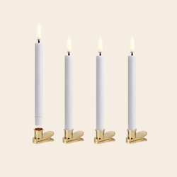 Uyuni set/4 ledkaarsen mini taper