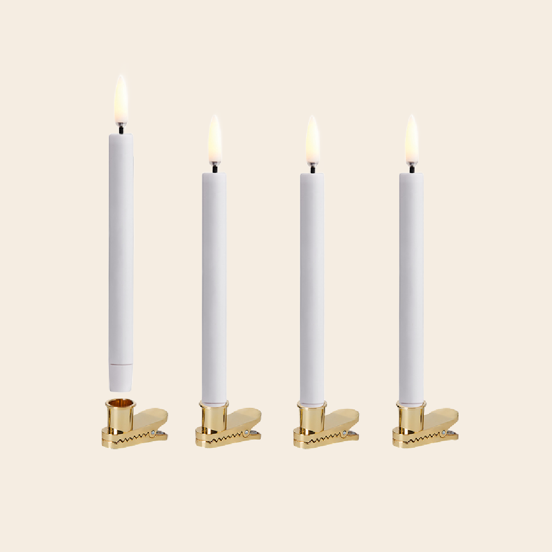 Uyuni set/4 ledkaarsen mini taper