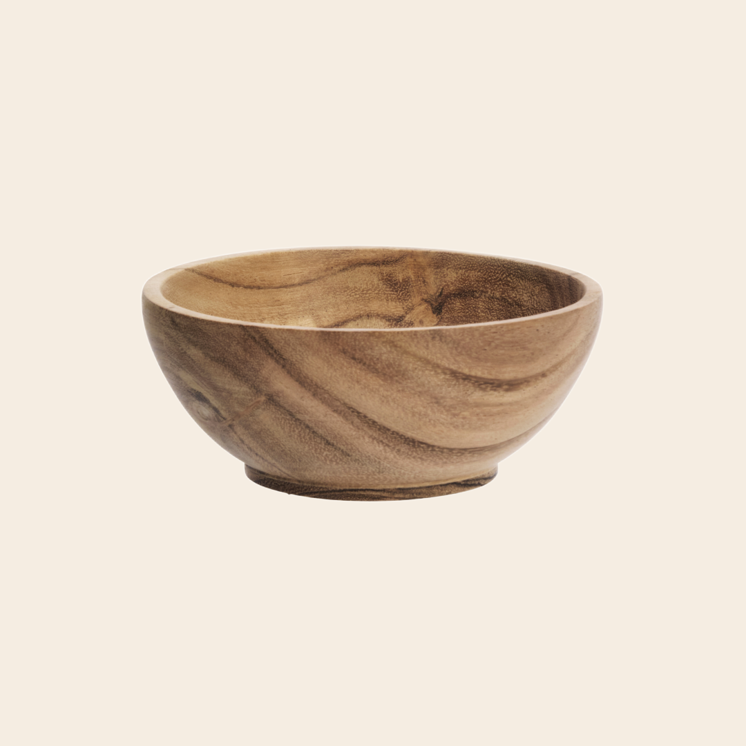 Madam Stoltz bowl 'Frida' S - acacia wood