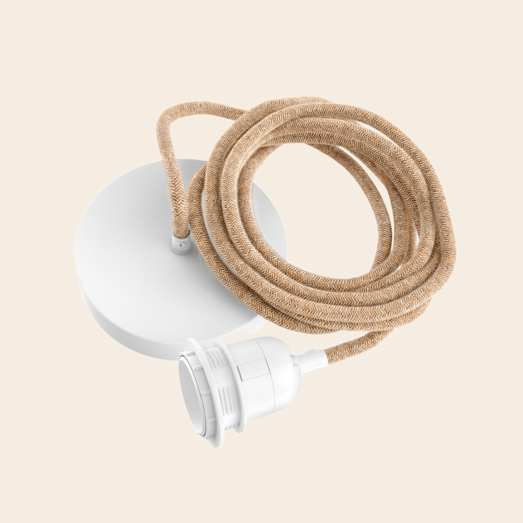 Hoopzi Fitting plafondkap wit