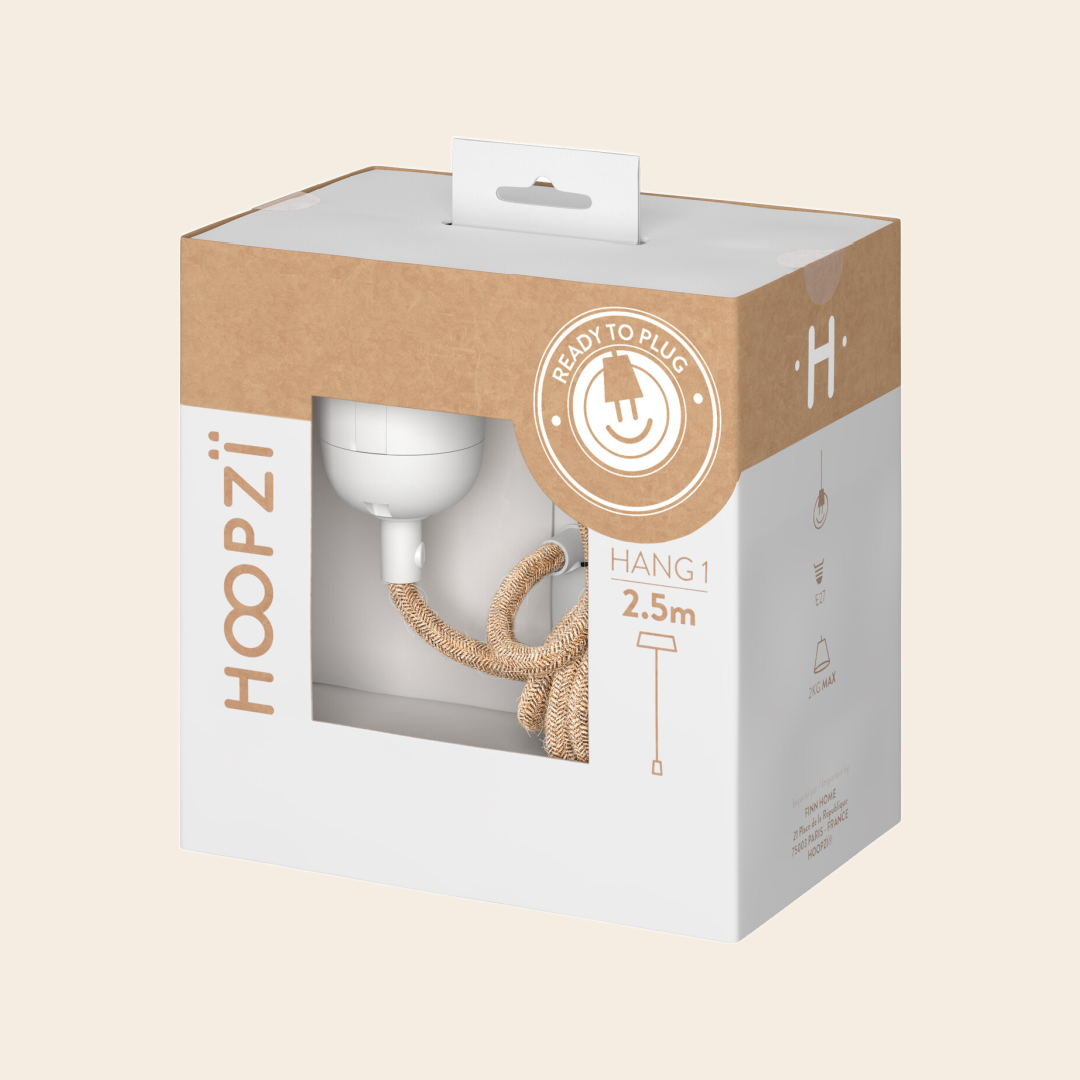 Hoopzi Fitting plafondkap wit