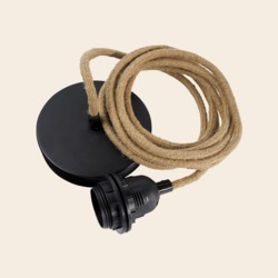 Hoopzi Fitting Lamps Ceiling - Jute