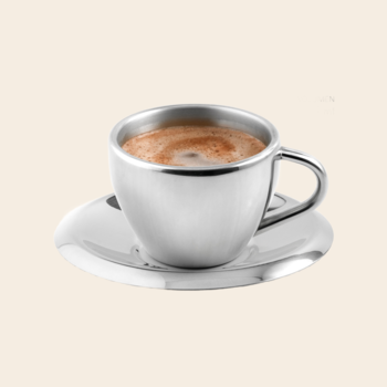 coffee cup ´Brut´- steel