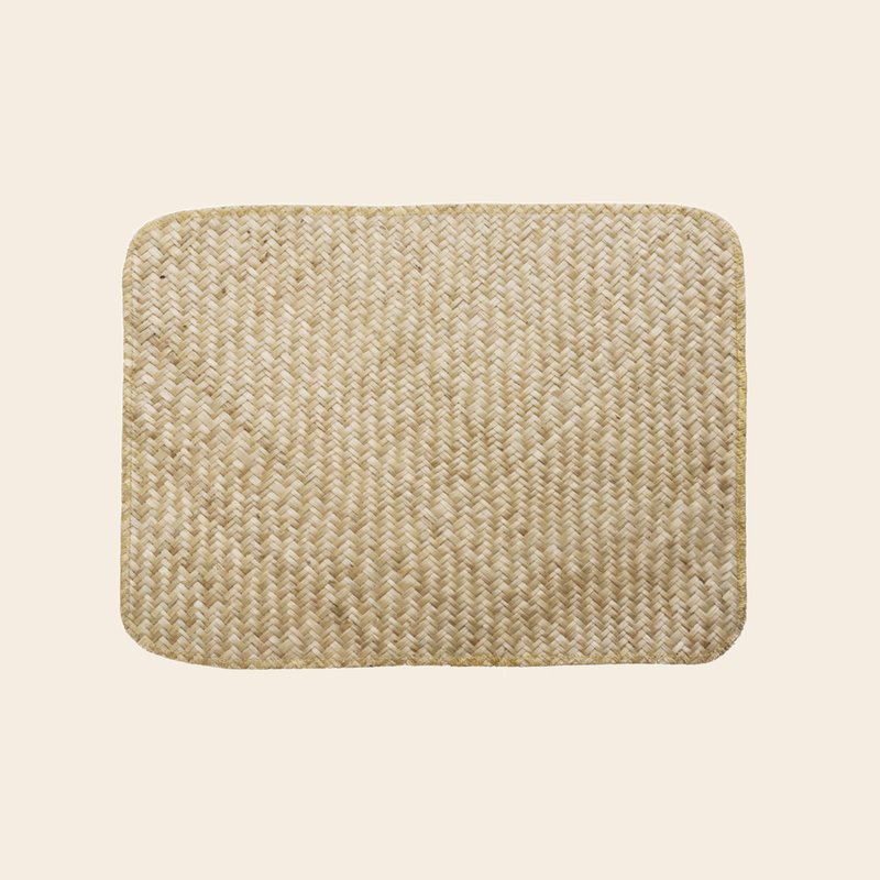 Madam Stoltz placemat 'Dish' - zeegras