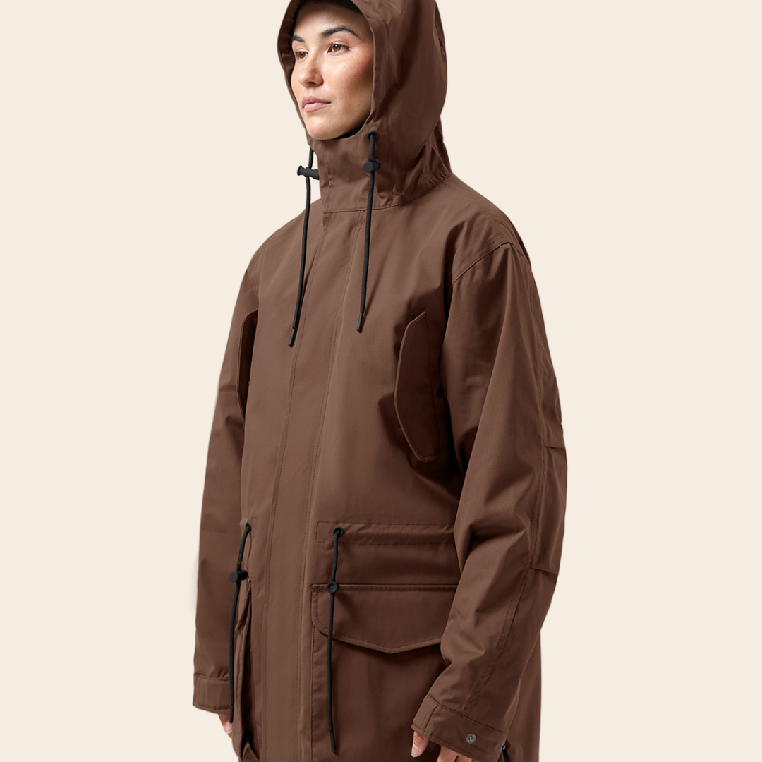 Maium winterparka - makassar brown