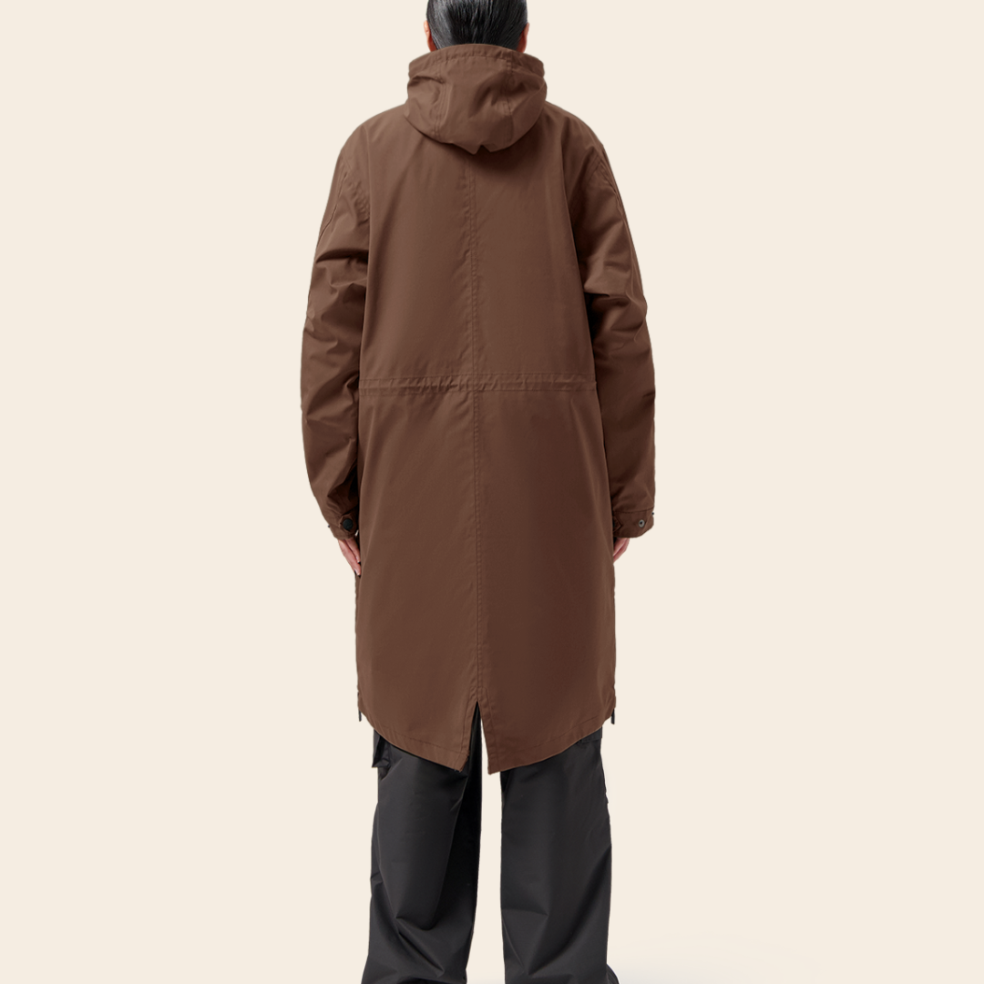 Maium winterparka - makassar brown