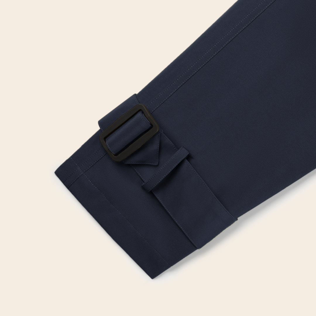 Maium trenchcoat / poncho 'Trench' - navy