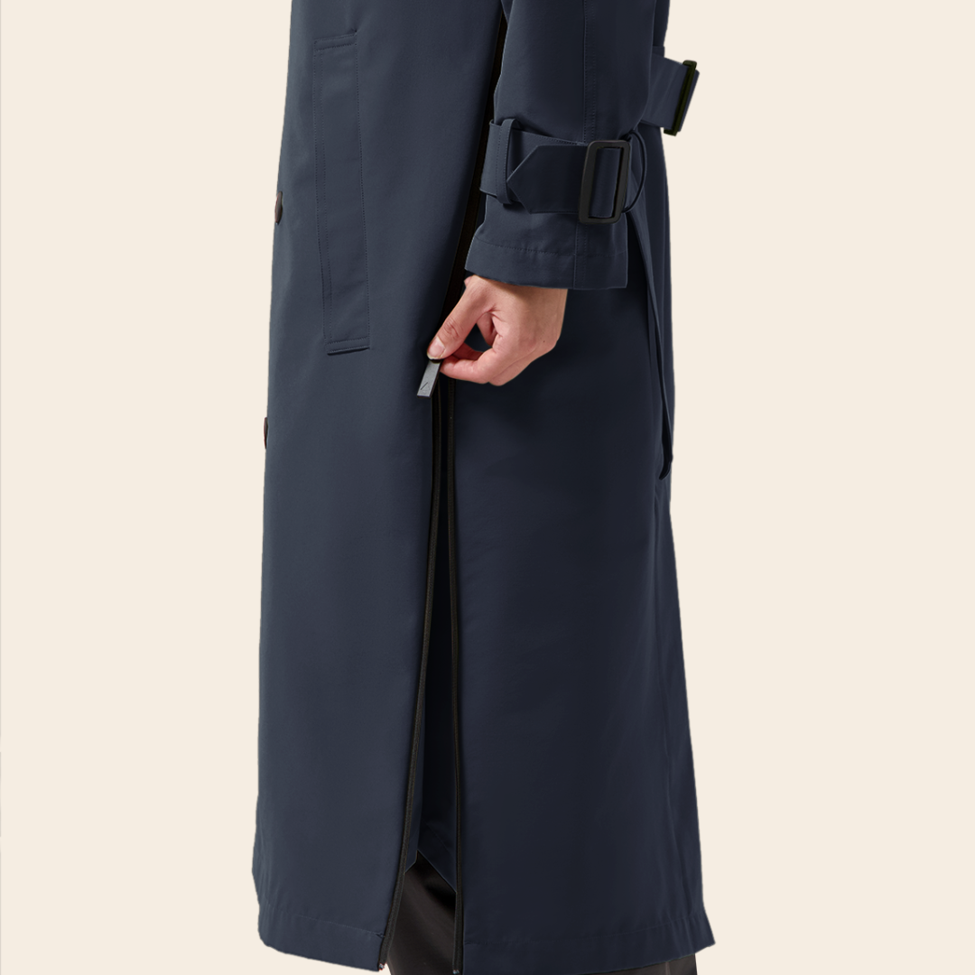 Maium trenchcoat / poncho 'Trench' - navy