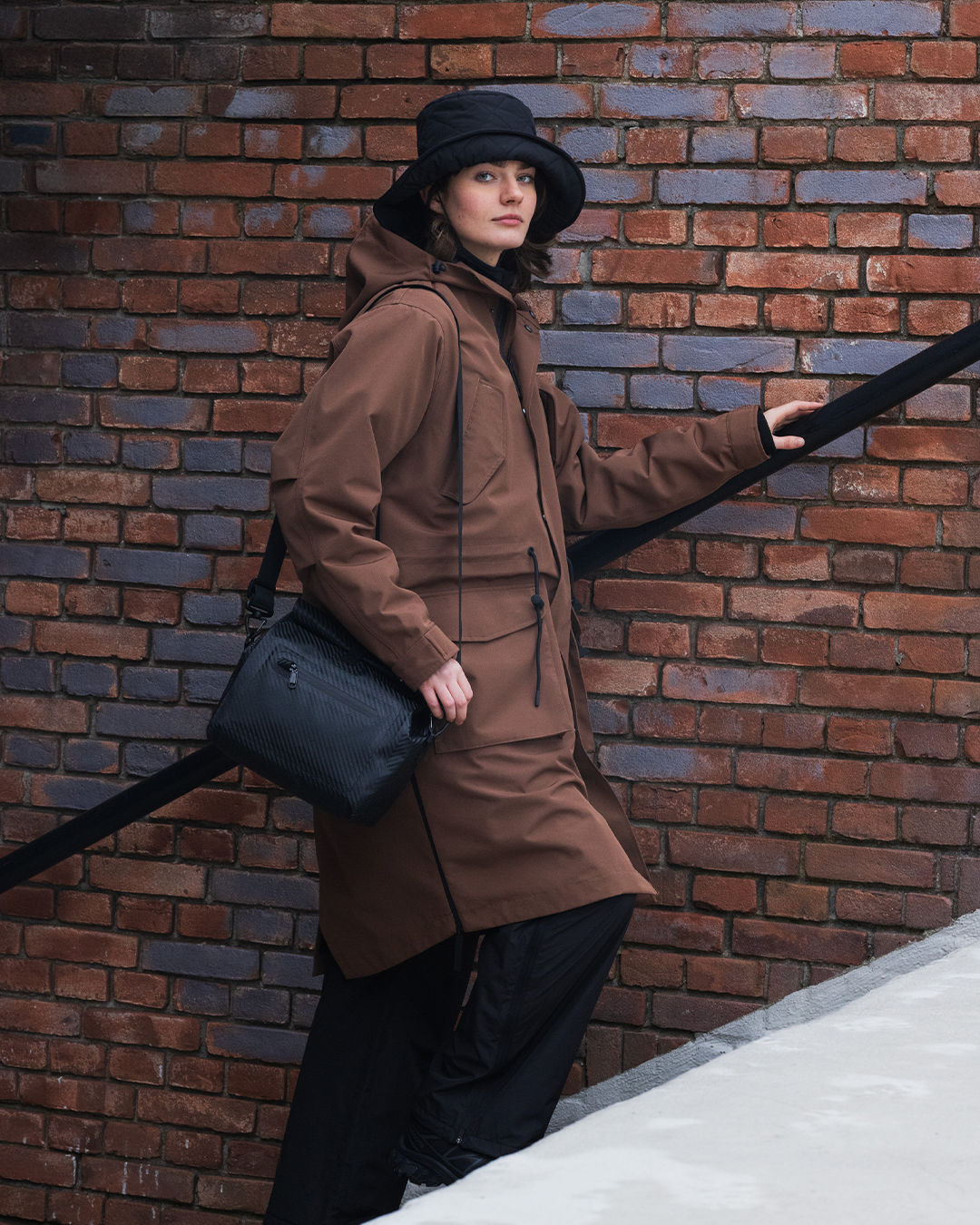 Maium winterparka - makassar brown