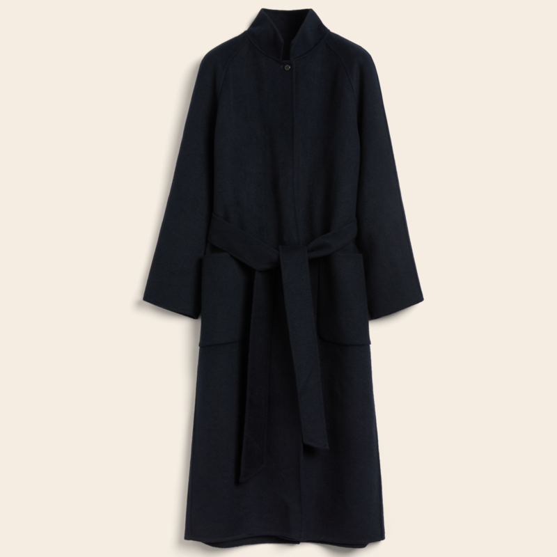 coat 'Bem' woolmix - midnight blue