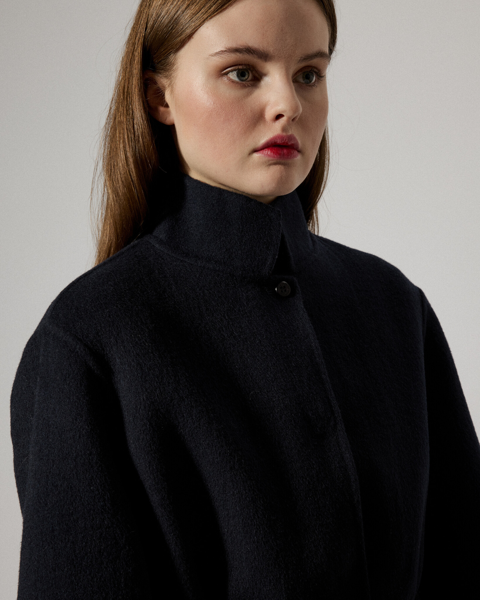 Brixtol jas 'Bem' wolmix - midnight blue