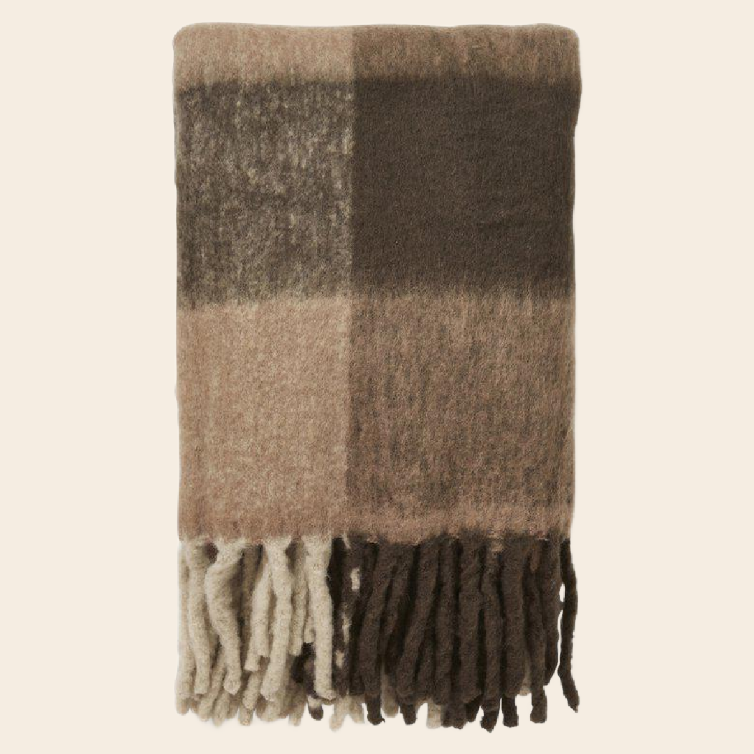 Jakobsdal blanket 'Check' - 130 x 170