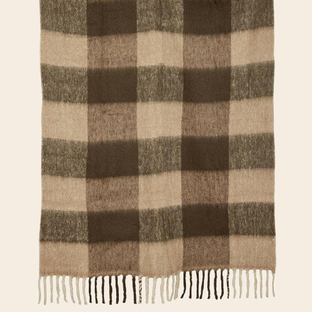 Jakobsdal blanket 'Check' - 130 x 170