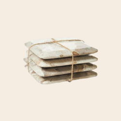 Jakobsdal set/4 coasters 'Underlågg' - marble