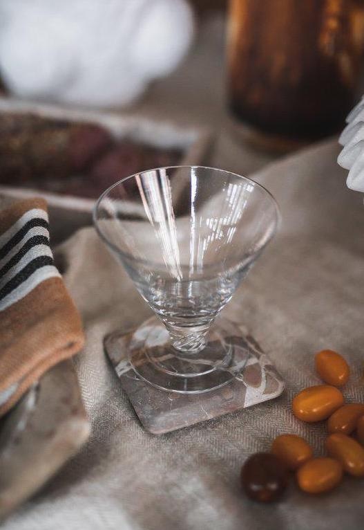 Jakobsdal set/4 onderzetters 'Underlågg' - marmer