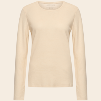 Majestic Filatures shirt 'Rond'  katoen / cashmere - grege