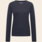 Majestic Filatures shirt 'Rond'  katoen / cashmere  - marine