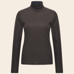 Majestic Filatures coltrui 'Roule'  katoen / cashmere  - zwart