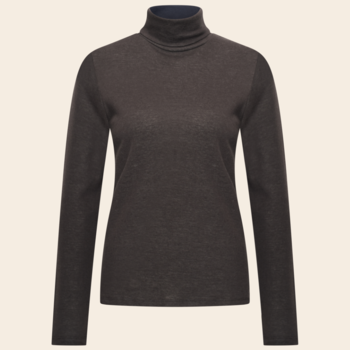 Majestic Filatures coltrui 'Roule'  katoen / cashmere  - zwart