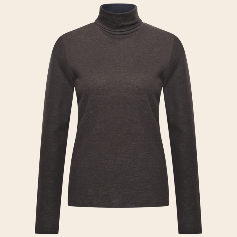 Majestic Filatures coltrui 'Roule'  katoen / cashmere  - zwart
