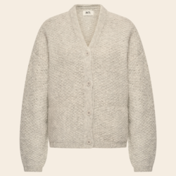 Inti Knitwear cardigan 'Inez' alpaca - silver