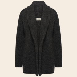 Inti Knitwear Strickjacke 'Marisol' Alpaka - Antracite