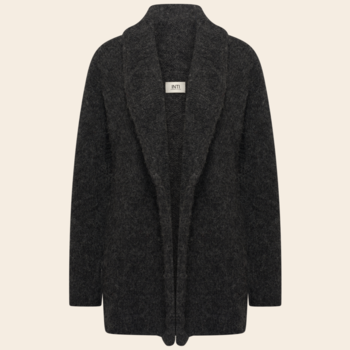 Inti Knitwear Strickjacke 'Marisol' Alpaka - Antracite