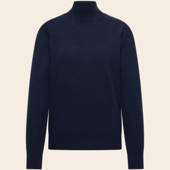 Rifo Rollkragenpullover 'Ada' Kaschmir – blau