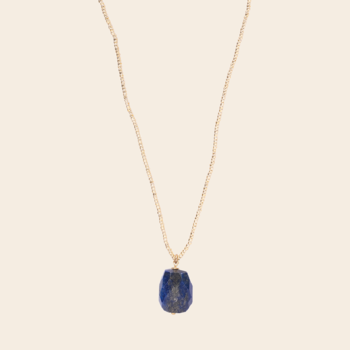 A Beautiful Story necklace 'Calm' - lapis lazuli