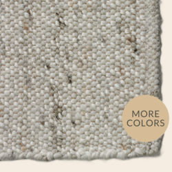 Beside Rugs rond vloerkleed 'Tweed'  - wol