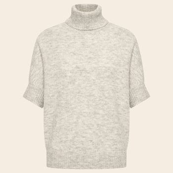 Aímée The Label sweater 'Ginger' wolmix - licht grijs
