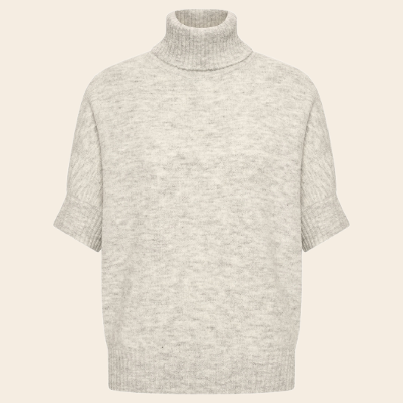 Aímée The Label sweater 'Ginger' wolmix - licht grijs