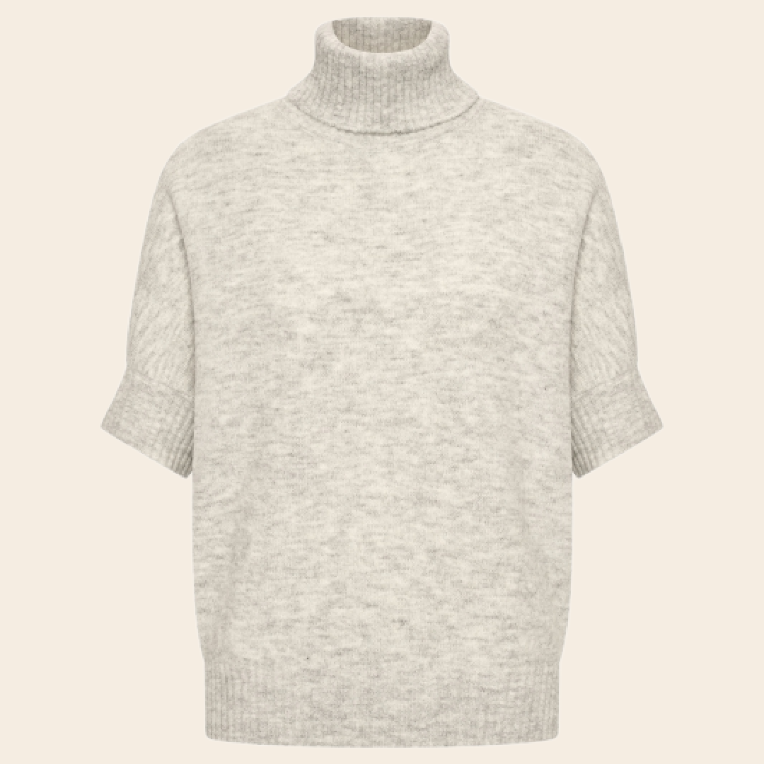 Aímée The Label trui 'Ginger' wolmix - licht grijs