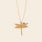A Beautiful Story Copy of ketting 'Paradise' libelle -labradoriet zilver