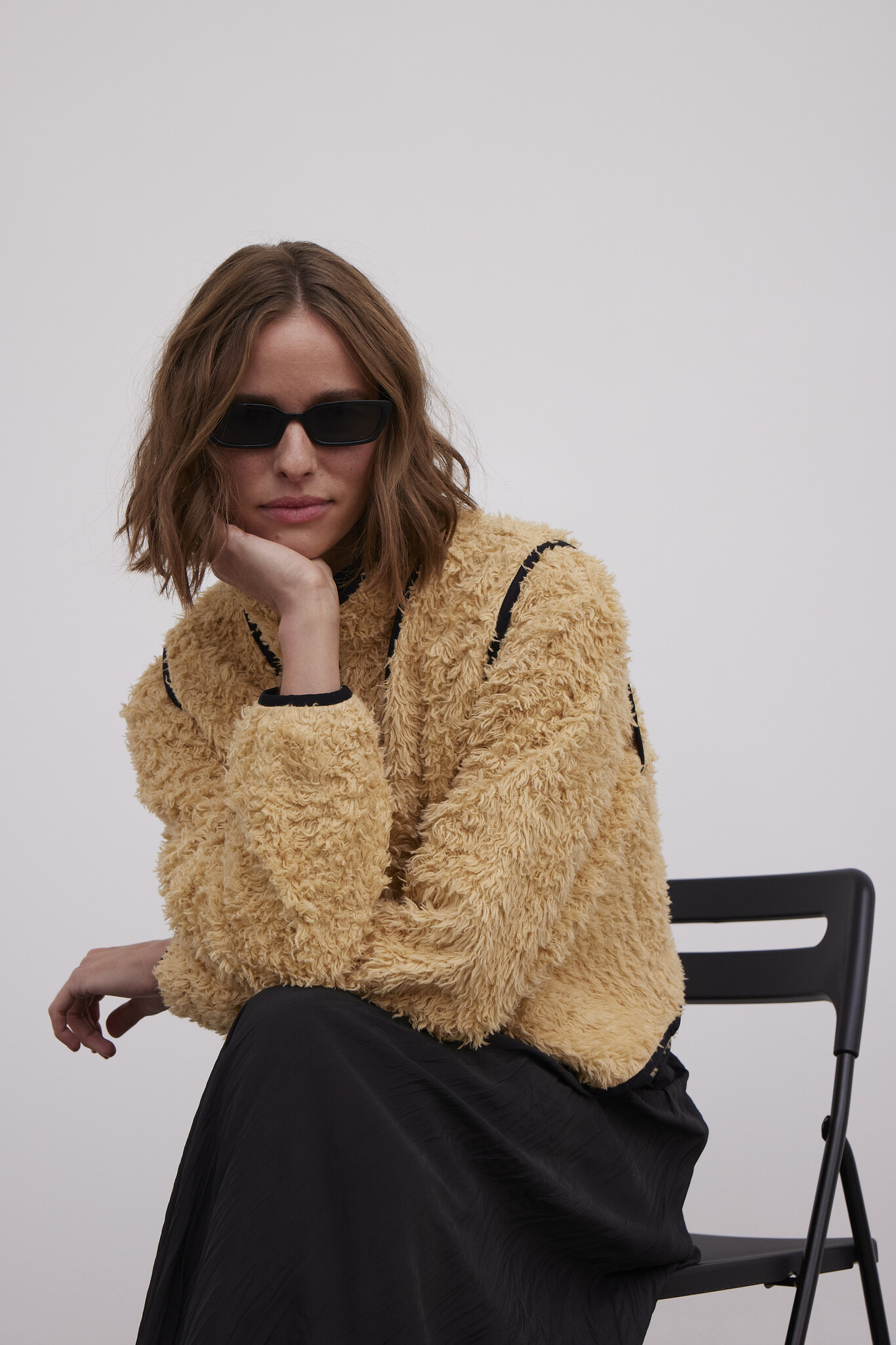 Esmé Studios fleece jacket 'Alex' - katoen