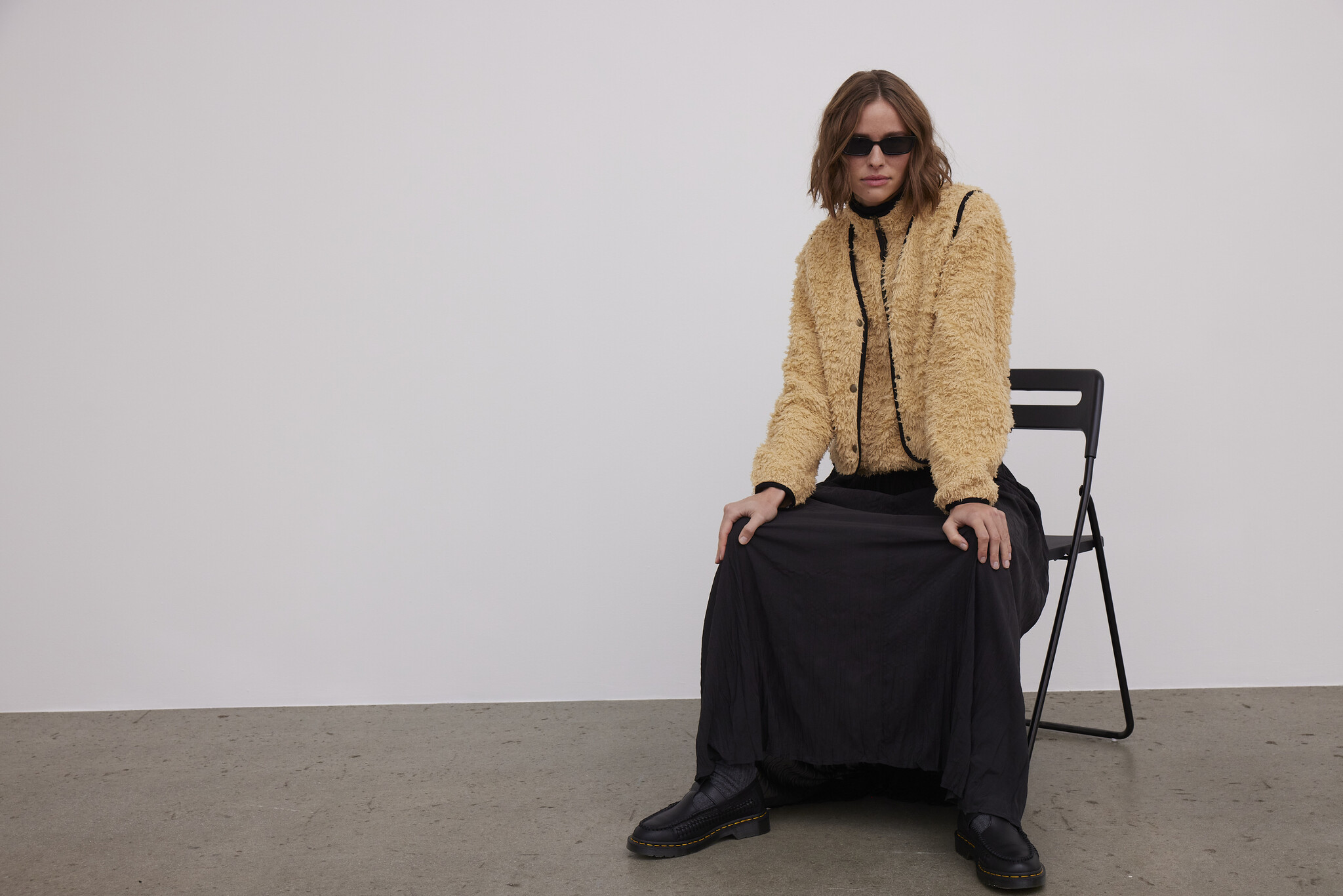 Esmé Studios fleece jacket 'Alex' - katoen