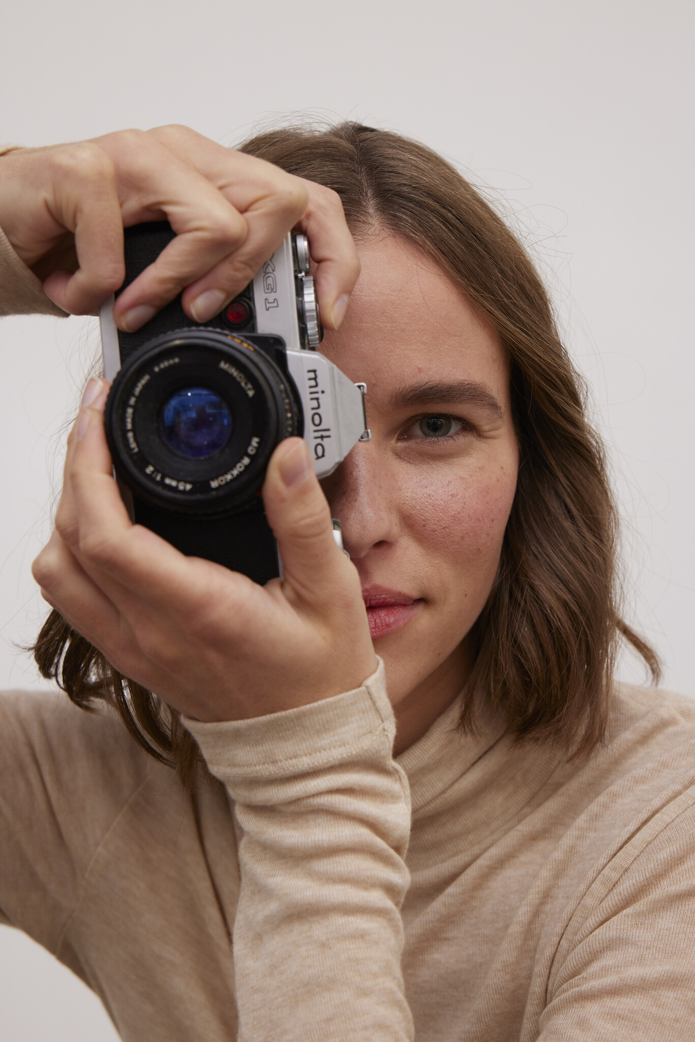 Esmé Studios turtle neck 'Ellia' - modal / wool