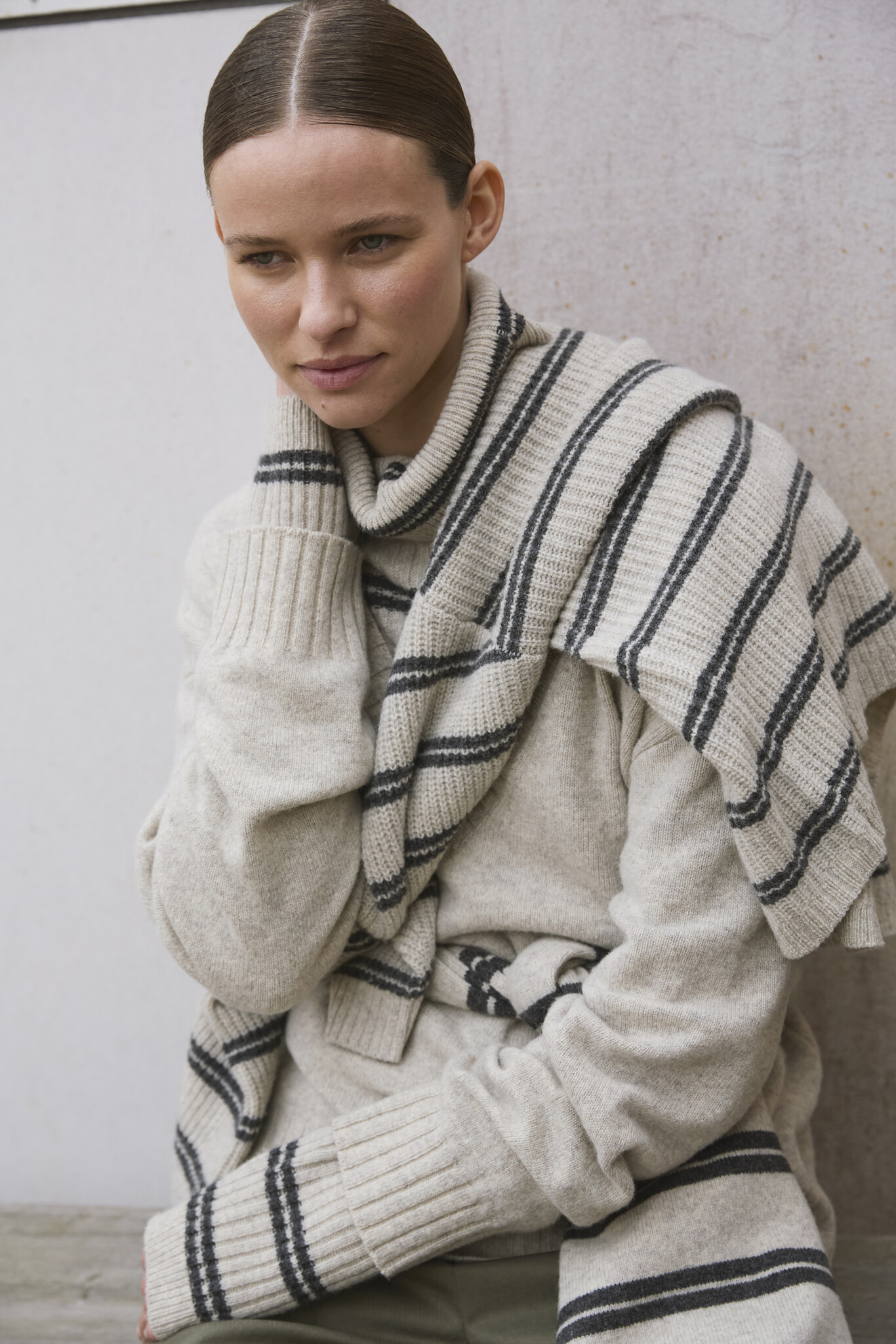 Esmé Studios vest 'Fira' - merinowol