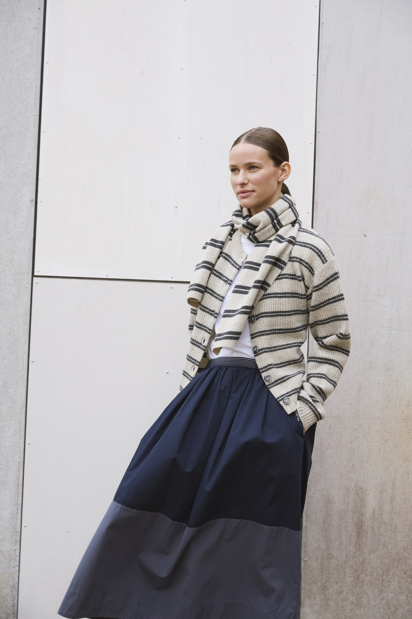 Esmé Studios vest 'Fira' - merinowol